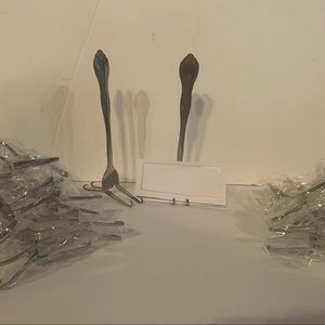 16 fork place card holders.